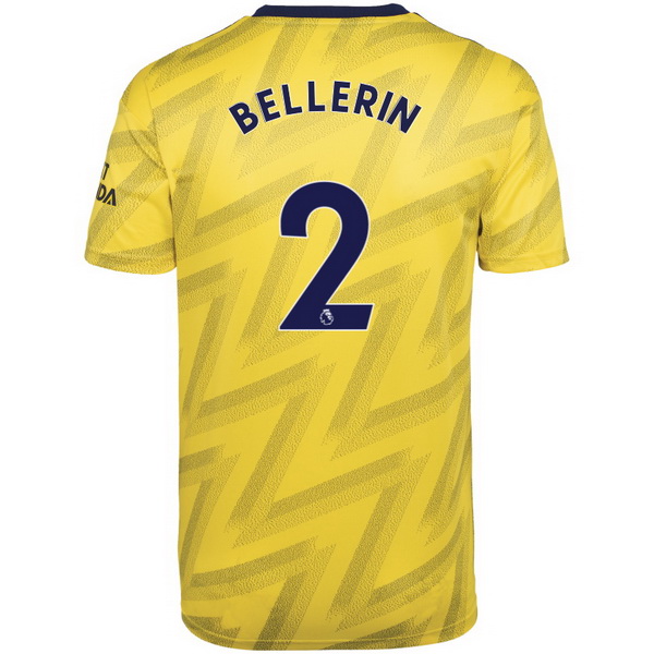 Camiseta Arsenal NO.2 Bellerin Segunda equipo 2019-20 Amarillo